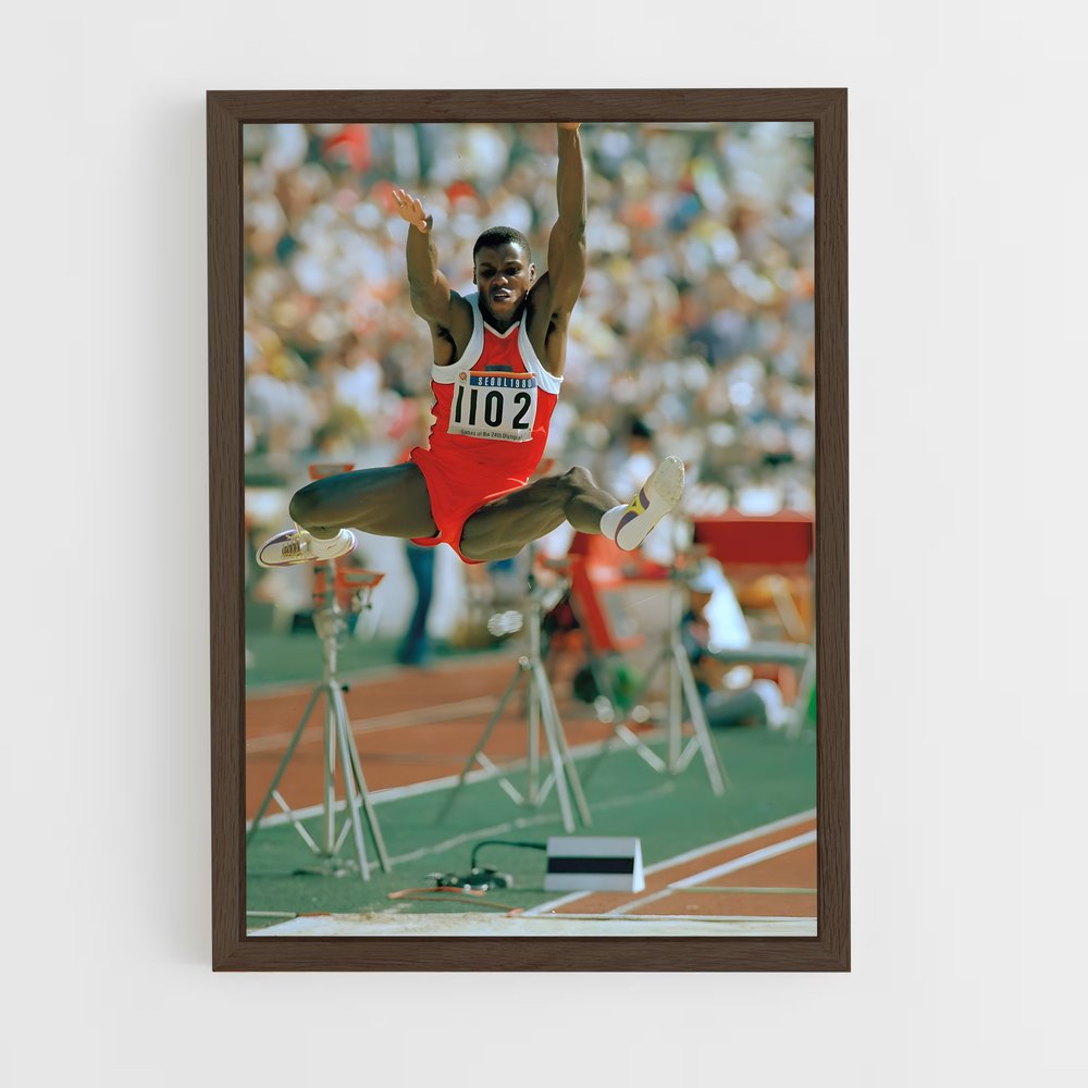 Poster Carl Lewis Athletism Édition chic – affiche Athlétisme (vue 5)